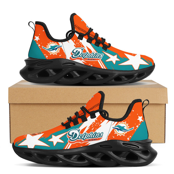 Men's Miami Dolphins Flex Control Sneakers 009 Men's Miami Dolphins Flex Control Sneakers 009